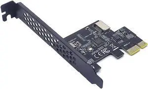 PCI Express 2.0 X1 USB 3.2 Gen1 TYPE-E Card PCIe Front Type-C Adapter Riser USB3.1 Gen1 A-KEY 5Gb Expansion Card