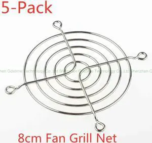 2PCS DC 5V 12V 24V USB Fan 8cm 80mm 8015 80x80x15mm Ultrathin Brushless Axial Cooling Fan 8015 Fan XH2.54 2Pin USB Fan Grill Net