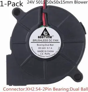 5015 DC Blower Fan 12V 24V 50x50x15mm Brushless Blower Fan Humidifier accessories Dual Ball Turbo Fan 50MM Cooling Blower Fan