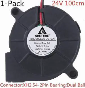 5015 DC Blower Fan 12V 24V 50x50x15mm Brushless Blower Fan Humidifier accessories Dual Ball Turbo Fan 50MM Cooling Blower Fan