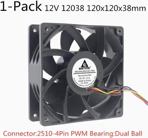 DC 12V Cooling Fan 12cm 120mm 12038 120x120x38mm Big Quiet Brushless Axial Computer Case Cooler Fan PWM FG 12038 Fan Grill Net DC 12V Cooling Fan 12cm 120mm 12038 120x120x38mm Big Quiet Brushless Axial Computer Case Cooler Fan PWM FG 12038 Fan Grill Net