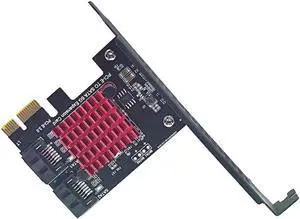 Chi a Mining SATA PCI e Adapter 2 Port SATA 3.0 to PCIe x1 Expansion Card SATA3.0 PCIe PCI-e Converter JMB 582 Chip Add on Cards