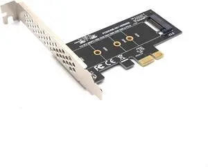 NVME SSD M2 PCIE 1x Adapter PCIE to M2 Adapter M.2 NVME SSD to PCI Express X1 Card Riser Adapter M Key for 2230-2280 M2 SSD