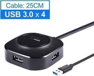 USB HUB USB 3.0 Hub 2.0 Multi USB Splitter Adapter 4 Ports Speed Mini Multiple 3 Hab usb3.0 HUB Port USB-Hub Expander For PC