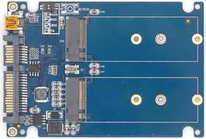 Dual M.2 NGFF ssd SATA3 adapter expansion card adapter SATA to NGFF 2.5 inch SATA