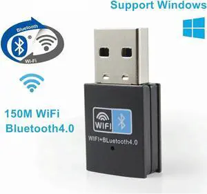 Nano Size 150Mbps USB WiFi Adapter Bluetooth 4.0 USB Dongle Wireless USB Adapter for Windows