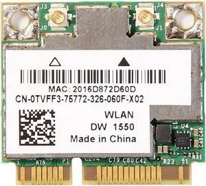 Dual Band For BCM94352HMB DW1550 867Mbps Wifi Bluetooth BT 4.0 Mini PCI-E Half Wireless WI-Fi Card BCM94352 802.11/ac DW1550