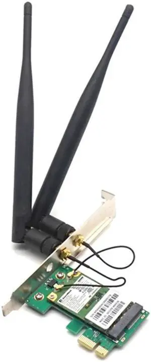 AR9281 Desktop WIFI WLAN Card Wireless Wifi PCI-E Card Adapter 300M Double Antenna
Be the first to review this product...