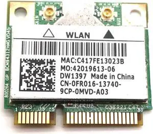 Broadcom BCM94312HMG Wireless Wifi Half Mini pci-e card for DELL DW1397 WLAN PCI Express Network Adapter