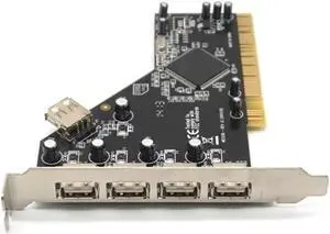 PCI to 4 Ports External + 1 Port Internal USB 2.0 Expansion Card Chipset for NEC