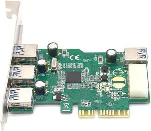 EU309A 4 Port USB3.0 5Gb Super Speed PCI Express Controller Card Chipset for Eton EJ198