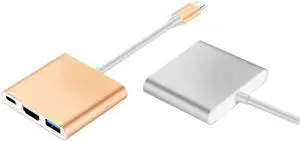 Type-C To HDMI USB3.0 PD 3 in 1 Cable Converter USB 3.1 Type-C Switch To HDMI 4K Adapter Converter Cable