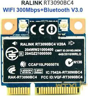 Wireless WiFi Card Bluetooth 3.0 WLAN Mini PCI express for HP RT3090BC4 ProBook 4520s