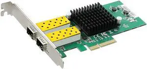 2 Port SFP network card 1G fiber optic network card PCIe 4X Server Lan card with Intel 82576