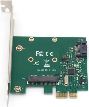 PCI-E PCIe to mSATA SSD And SATA 3.0 Combo Extender Adapter Card 6.0Gbps