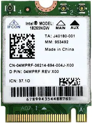 Wireless-AC 18265 wifi Adapter 2.4G/5G BT 4.2 For Intel 18265NGW Bluetooth 4.2 WIFI Module 867Mbps Wireless Card