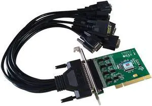 8 Ports PCI RS232 COM DB9 Printer Expansion Card Multi Serial Controller Win8 win10