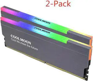 Aluminum Alloy RAM Heatsink Radiator Cooling Heat Sink Cooler for DDR3 DDR4 Desktop Memory Heat Support RGB Controller