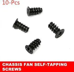 Computer Case Fan Water Cooled Long Screw M5 Flat Head Self Tapping Short Screw 30mm For Case Power Supply Bin