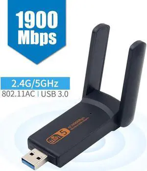 Wifi Adapter Dual Band 1900M Wi-Fi USB 3.0 Wireless Dongle Antenna LAN Ethernet 5G 2.4Ghz Network Card AP Receiver