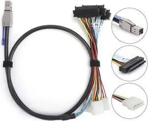 External Hard Disk Cable Mini SAS SFF-8644 to SFF-8482 Server Computer Accessories 1m/2m Optional External Hard Disk Cable Mini SAS SFF-8644 to SFF-8482 Server Computer Accessories 1m/2m Optional