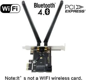 M.2 Card To PCI Express Adapter Desktop Converter For Intel 8265NGW 9260NGW AX200 WIFI 6 AX210 NGFF M.2 WiFi Bluetooth Network