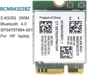 Broadcom BCM943228Z Network Adapter M.2 NGFF 802.11 B/A/G/N WIFI CARD 300Mbps 2.4GHz/5GHz BCM943228 BCM43228