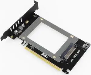 PCI-E Riser 3.0 4X X16 to U.2 SFF-8639 Adapter NVMe PCIe SSD PCI-e to U2 Card M.2 NGFF 2.5' SSD to PCI-EX16
