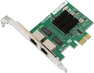 E575T2 Dual-port PCI-E X1 Gigabit Ethernet Network Card 10/100/1000Mbps LAN Adapter Controller Wired intel 82575 E1G42ET