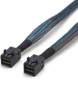 Mini SAS HD SFF 8643 Cable Internal SFF-8643 SAS Cable Mini SAS SFF-8643 to 8643 Cable Adapter for Computer Hard Disk 0.5m/1m