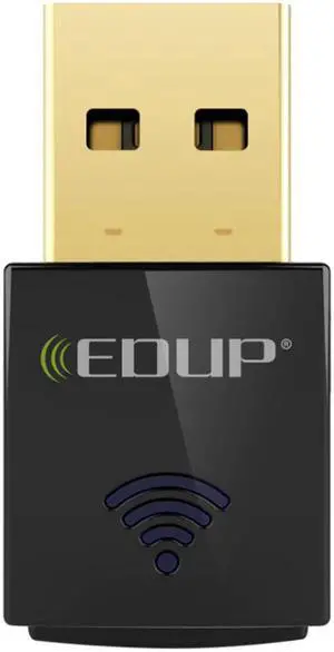 600Mbps Dual Band Mini USB WiFi Adapter 802.11ac 5Ghz Wireless USB WiFi Dongle Receiver Network Card for Desktop Laptop