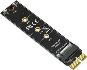 PCI-E PCI Express 3.0 X1 to M.2 M KEY Interface for NVMe SSD M.2 Riser Card Adapter SSD 2230 2242 2260 2280 Full Speed