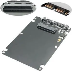 1.8" Micro SATA 16pin SSD to 2.5" SATA 22Pin 7+15 Hard Disk Case Enclosure