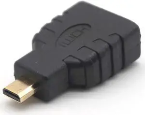 3 PCS Micro HDMI Male to HDMI Female Adapter Type D to A HDMI Connector Converter Adapter