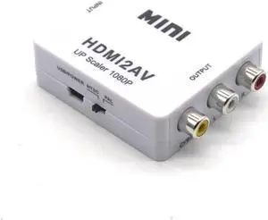 1080p HDMI to AV Video Converter Box AV2HDMI RCA AV HDMI CVBS to HDMI Adapter for HDTV TV PS3 PS4 PC DVD Xbox Projector 1080p HDMI to AV Video Converter Box AV2HDMI RCA AV HDMI CVBS to HDMI Adapter for HDTV TV PS3 PS4 PC DVD Xbox Projector