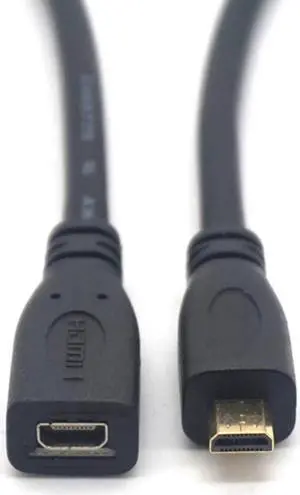 D type Micro HDMI Male to Micro HDMI Female M/F Extension Cable 30cm