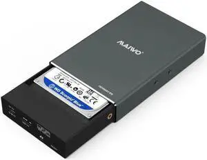 Fast speed 2 Bay USB3.0 HDD Enclosure dual 2.5 Inch Hard Disk Drive Raid Enclosure Storage RAID0 RAID1 JBOD WIN8 Win10 MAC