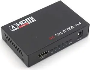 HDMI Switcher 1X4 1 In 4 Out HDMI Splitter Amplifier 1X2 1 In 2 Out Support HDCP 1080P 4K/2K 3D For HDTV DVD PS4 Xbox