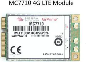 Unlocked Sierra Wireless MC7710 4G LTE/HSPA+ 4G 3G Module WWAN Mini PCI-E Card WCDMA EDGE / GPRS /LTE 800/900/2100MHz
