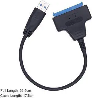 SATA to USB 3.0 Adapter USB3.0 SATA3 Cable 6Gbps Support 2.5" External HDD SSD Hard Drive 22Pin SATA III Cable RTL9201R Chip SATA to USB 3.0 Adapter USB3.0 SATA3 Cable 6Gbps Support 2.5" External HDD SSD Hard Drive 22Pin SATA III Cable RTL9201R Chip