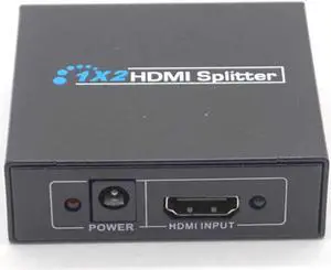 HDMI Splitter Full HD 1080p Video HDMI Switch Switcher 1X2 Split 1 in 2 Out Amplifier Dual Display For HDTV DVD PS3 Xbox