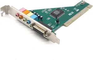 PCI Sound Card 4.1CH PCI Port HIFI Electronic Practical Audio Card Desktop PC CMI8738 Chipset With Driver CD