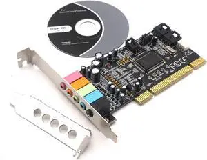 Classic PCI Sound Card 5.1CH CMI8738 Chipset Audio Digital Sound Card Desktop Stereo Surround PCI Sound Audio Card