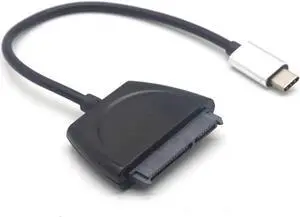 Type-C USB 2.0 to Sata 3 adapter converter cable 7+15PIN Serial ATA III Adapters for 2.5" sata HDD SSD SATA Drive