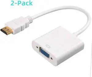 1080P HDMI-compatible to VGA Adapter Digital Analog HDMI-compatible Male To Famale VGA Cable Converter For PC Laptop Tablet