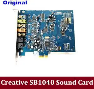 Original High Quality Creative Sound Blaster X-Fi SB1040 PCI-E Sound Cards Music Movie Games Desktop Computer Sound Card