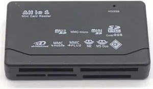 All In One Memory Card Reader USB External Card Reader SD SDHC Mini Micro M2 MMC XD CF Reader For MP3 Digital Camera