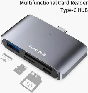 Type-C Card Reader USB-C To USB 3.0 SD/Micro SD/TF OTG Card Adapter For Laptop/USB-C Phone Type-C Multifunctional Converter