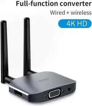 4K HD VGA HDMI-compatible Adapter TV Stick Wireless WiFi Display Dongle Screen Mirroring Video Audio Converter