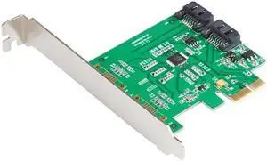 Marvell 88SE9170 2 Ports SATA 6G PCI Express Controller Card PCI-e to SATA III 3.0 converter PCI low profile bracket SATA3.0